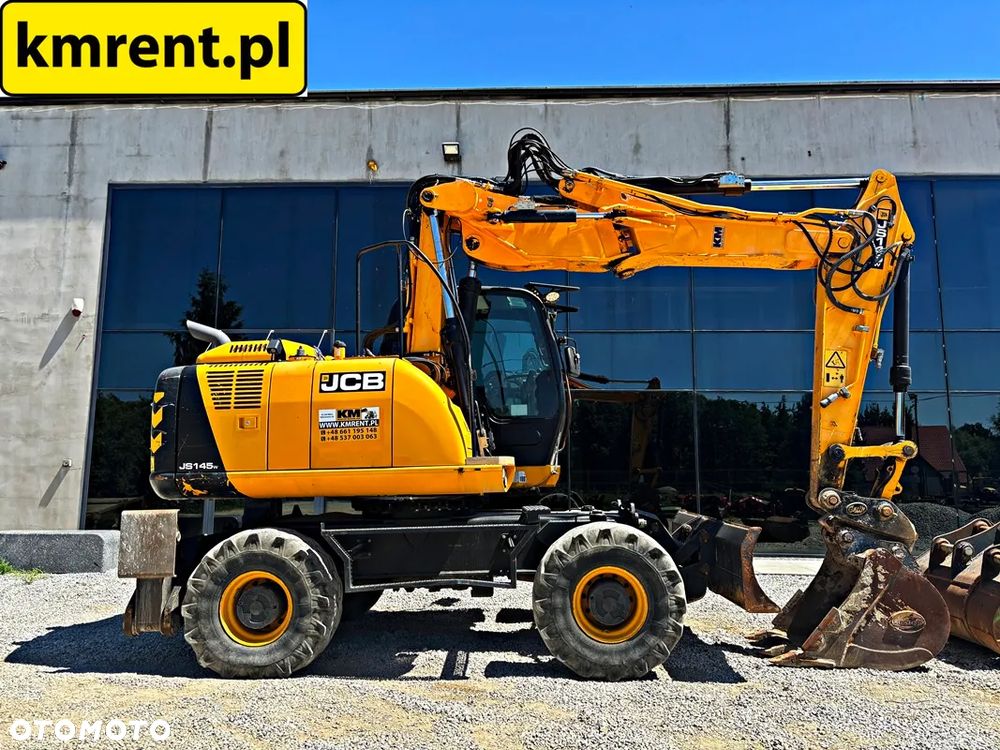 JCB JS 145 WTT4 I KOPARKA KOŁOWA 2016R. | S 130 160 313 315 CAT KOMATSU PW 140 - 26