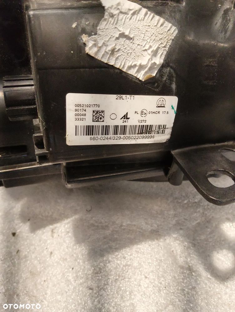 Fiat 500X LAMPA ZW PRZÓD STRONA PRAWA 00521021770 - 7
