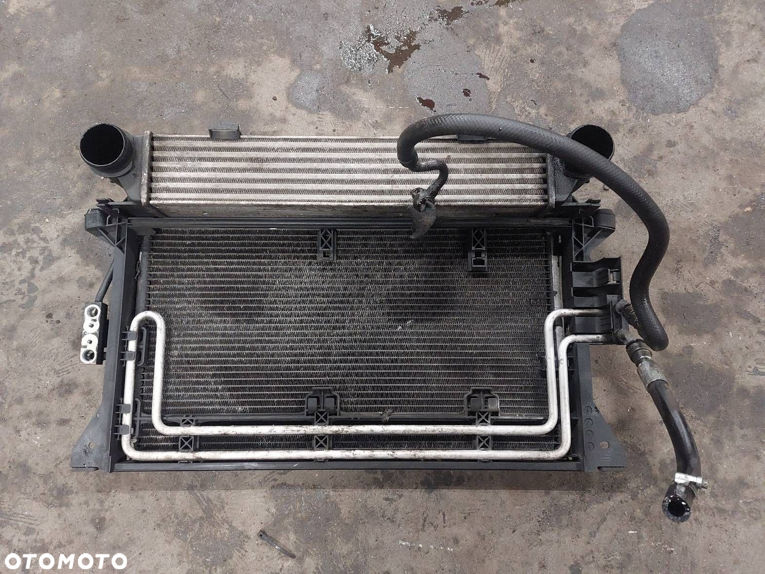 CHŁODNICA KLIMATYZACJI + INTERCOOLER BMW E39 3.0 D 22473549 2247359 - 2