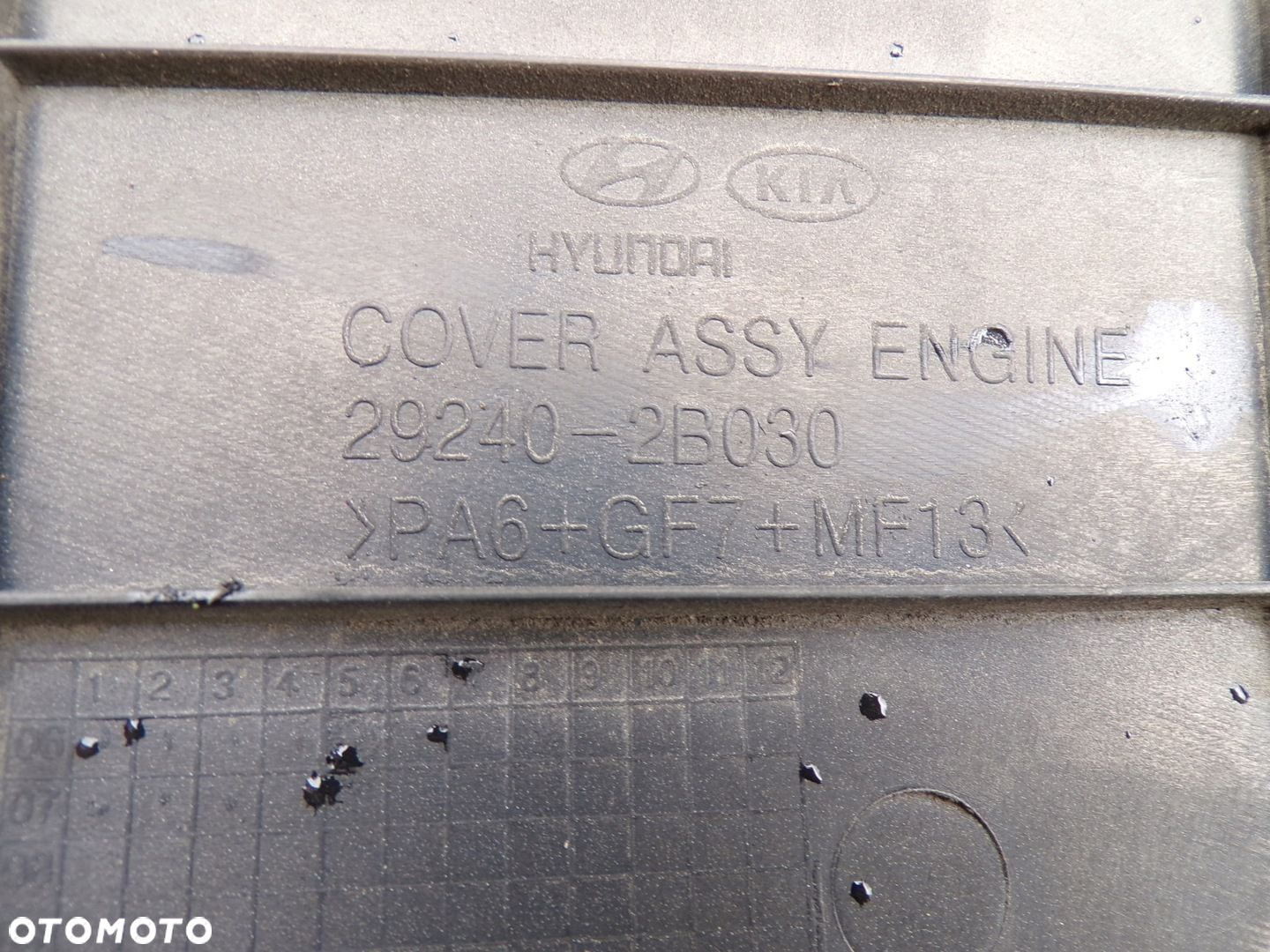 OSŁONA SILNIKA KIA CEED I 1.6 B 29240-2B030 - 3