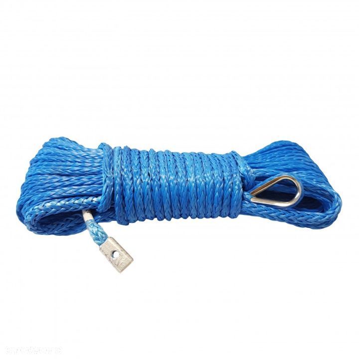 Lina Syntetyczna Do Wyciągarki 5 Mm X 15 M, Blue Z Kauszą, MBL 2.15T - 1