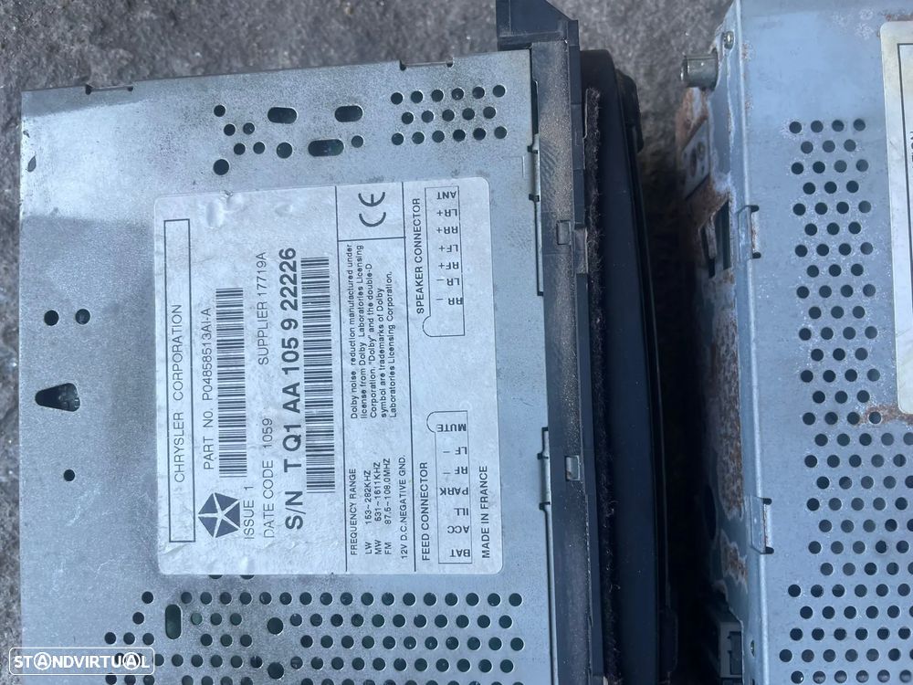 Rádio , autoradio Jeep Grand Cherokee WJ 1999-2003 - 5