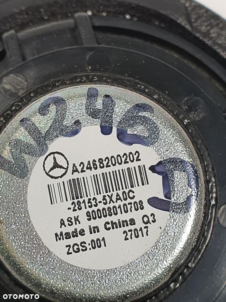 GŁOŚNIK DESKI KONSOLI MERCEDES W246 A2468200202 - 3