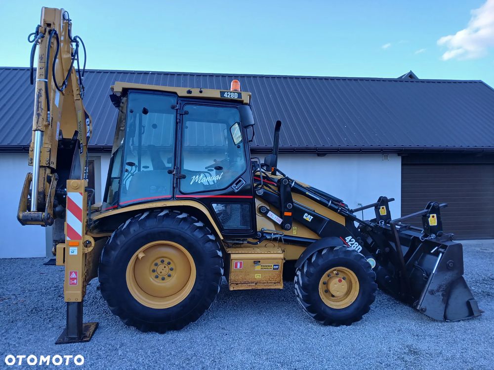 Caterpillar 428D/ORYGINAŁ/8200h!/2 ŁYŻKI - 2