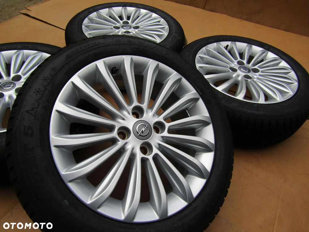 4x Felgi Aluminiowe Koła 16 Opel Adam Astra H Corsa D E Meriva Combo C Karl Chevrolet Aveo Fiat Grande Punto Evo 6,5 j ET40 + Opony 195/55 16 Dunlop Zimowe + Czujniki TPMS - 12