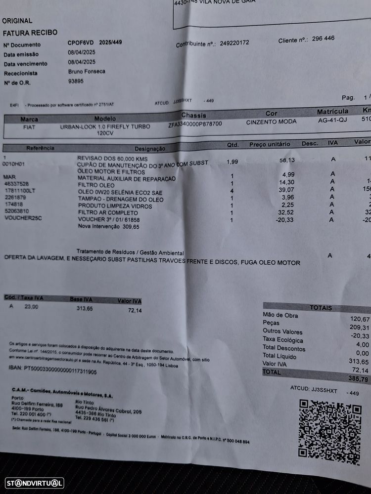 Fiat 500X 1.0 FireFly Urban - 47