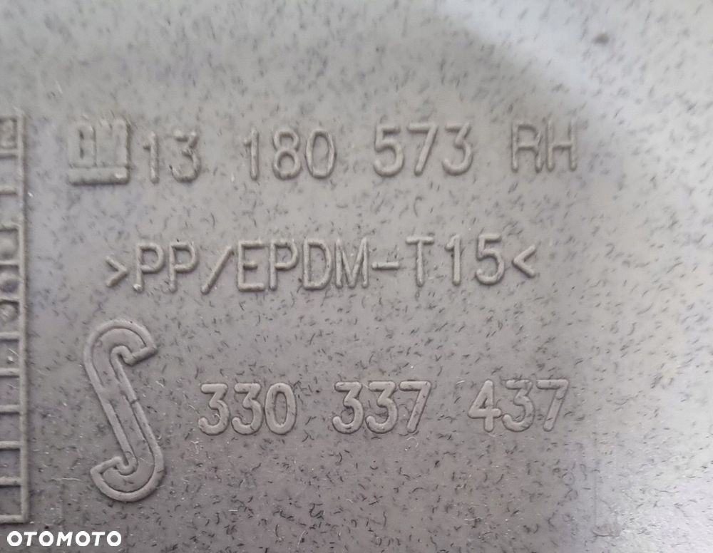 Opel Corsa D plastik osłona prawa słupka B 13180573 - 3