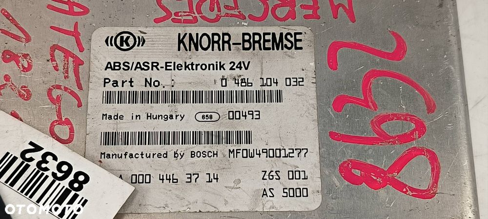 MODUŁ MERCEDES ATEGO A0004463714 - 2
