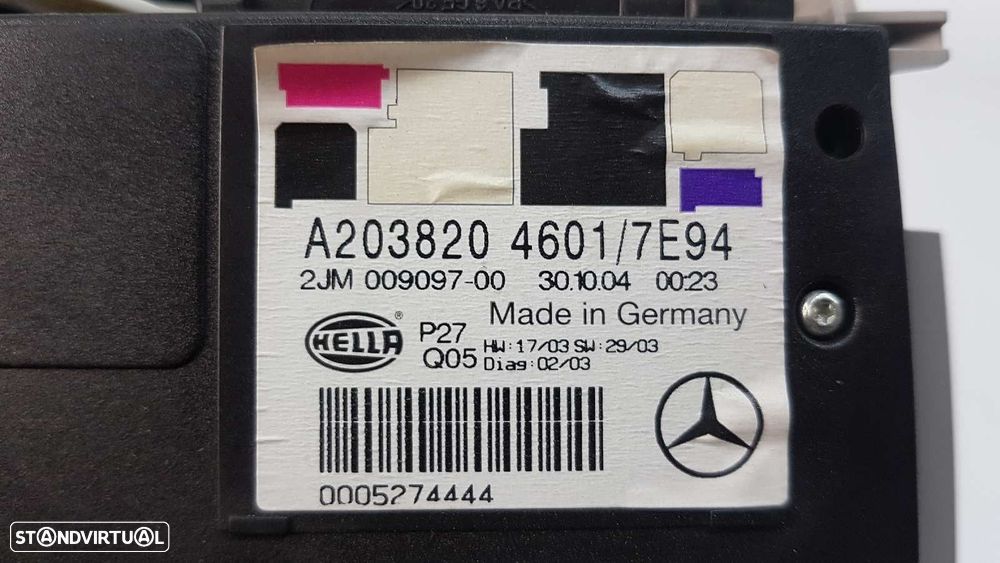 LUZ INTERIOR MERCEDES CLASE C (W203) SPORTCOUPE C 200 CDI (LA) (203.707) - 4