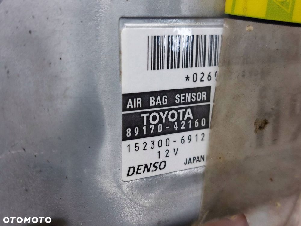 ZESTAW AIRBAG KOKPIT DESKA MODUŁ PODUSZKI PASY KURTYNY TOYOTA RAV4 II - 6