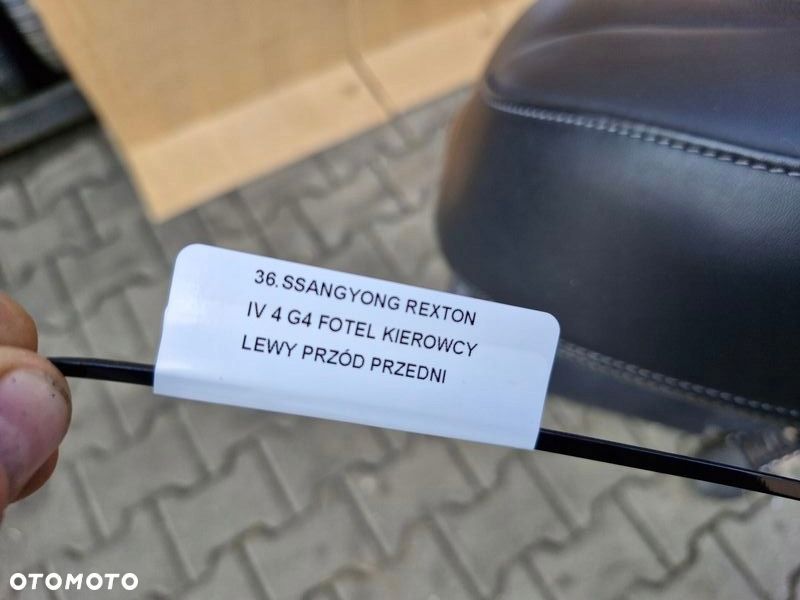 SSANGYONG REXTON IV 4 G4 FOTEL KIEROWCY LEWY PRZÓD PRZEDNI - 8