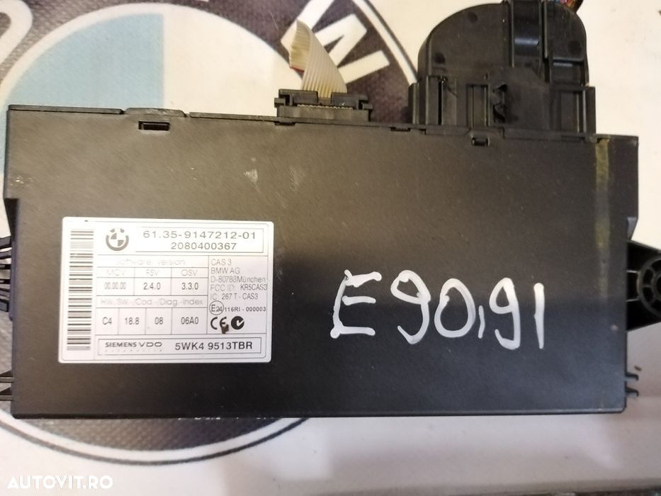 Modul confort BMW Seria 3 E90, E91 3.0D import Germania - 1