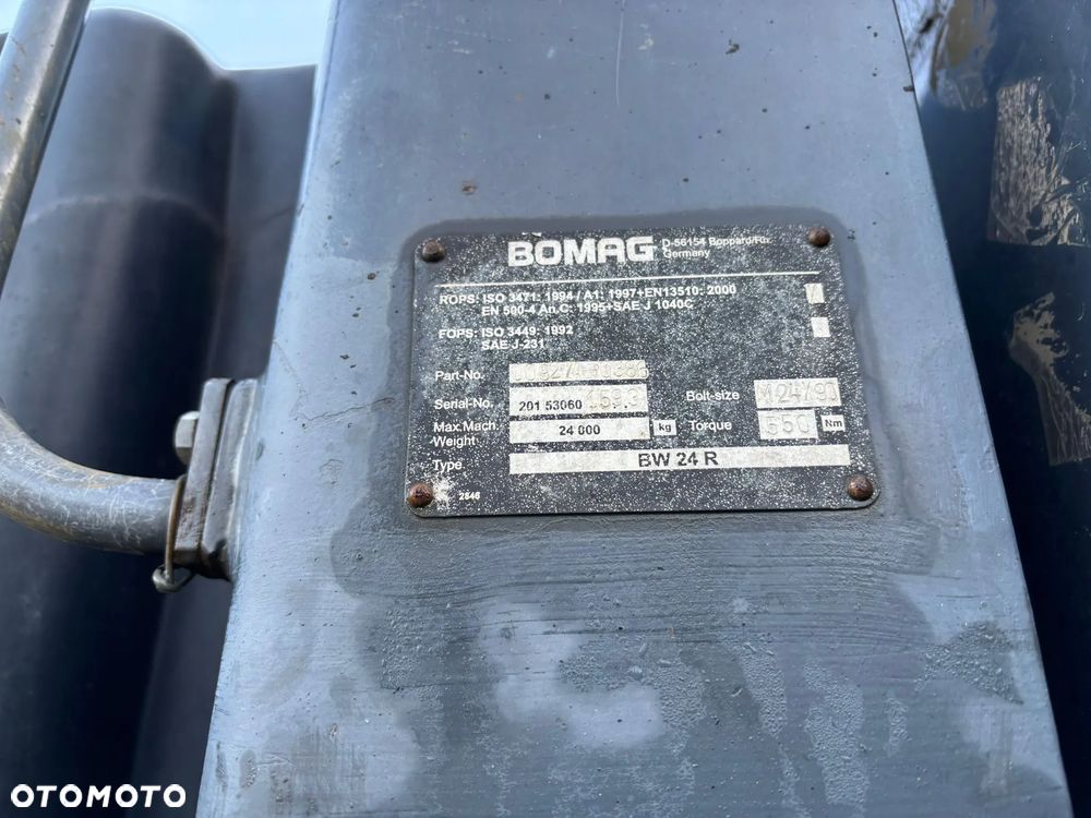 Bomag BW24R guma guma 2005r 4+4 koła pompowanie 2kierownice - 14