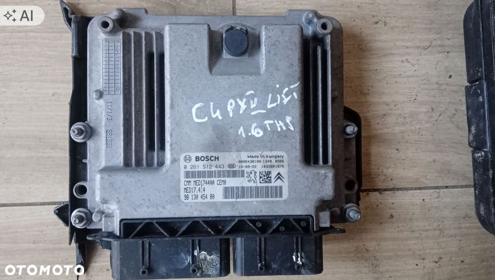komputer sterownik silnika citroen c4 1.6 thp 0261s12443 9813045480