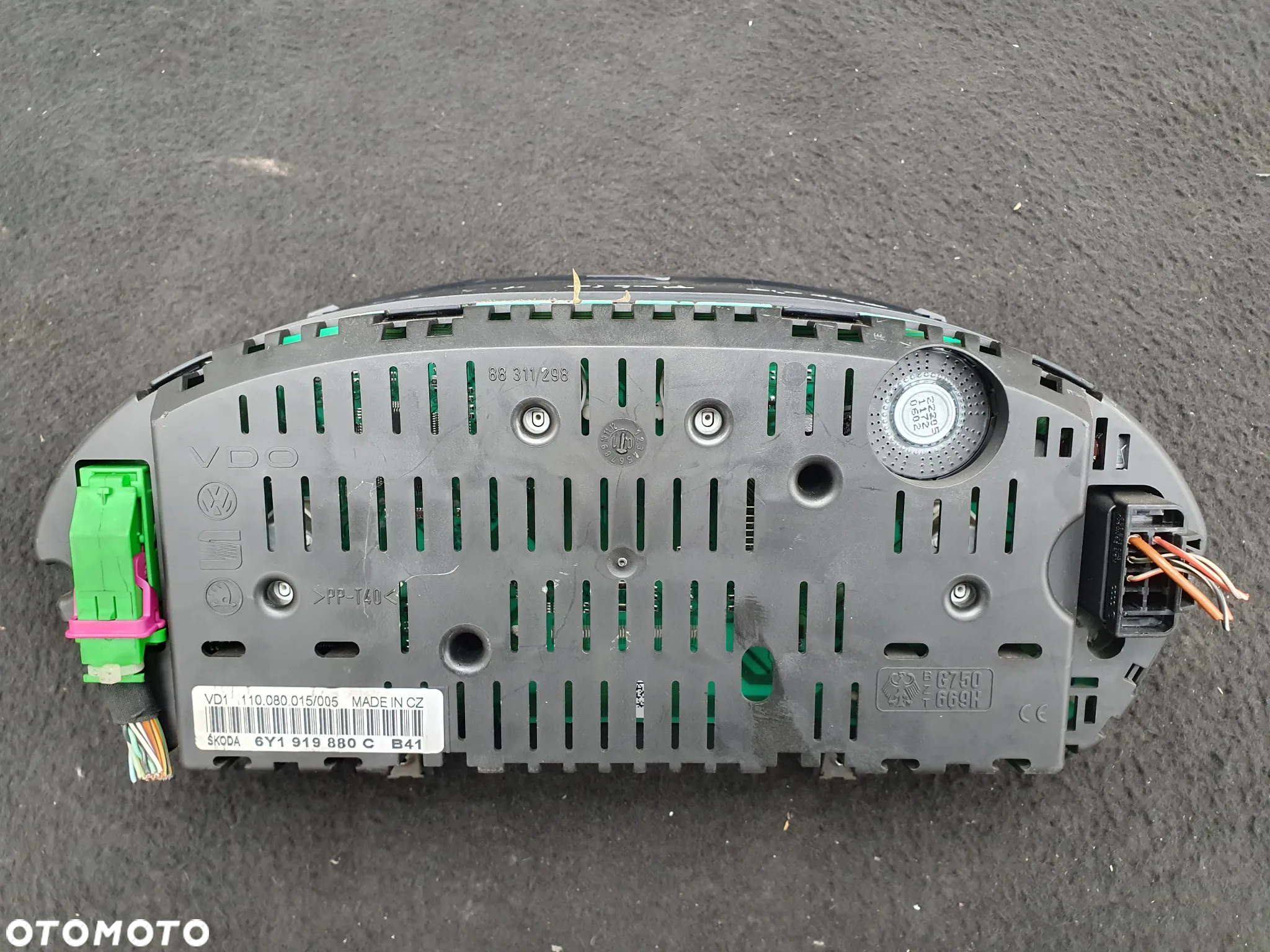 SKODA FABIA I 1.4MPI LICZNIK ZEGARY PRĘDKOŚCIOMIERZ 6Y1919880C POSIADAM 3SZT - 8