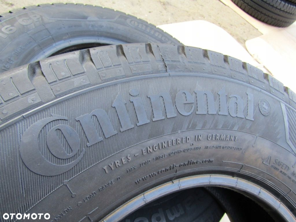 4x Opony 225/75 16C 116R Continental Vanco Camper 16 C LATO 7,5 mm - 15