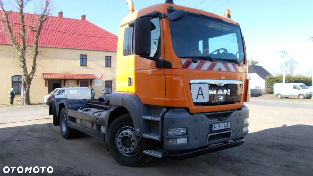 MAN TGS BECZKA ASENIZACJA, KRÓTKI ROZSTAW 410cm, EURO-5, 3-y OSIOWY, OŚ SKRĘTNA, 6x2 - 39