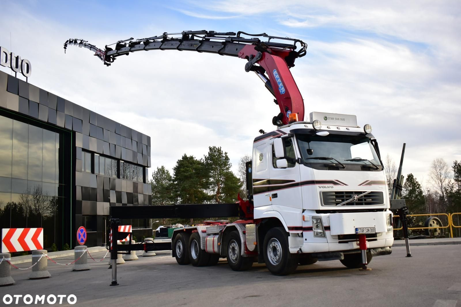 Volvo FH 520 8x2 EFFER 850 Fly Jib HDS Żuraw Wciągarka - 3