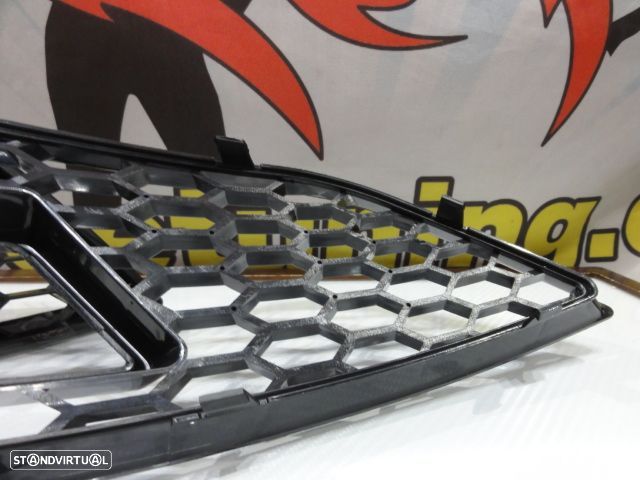 Grelhas faróis nevoeiro Audi A4 B8 11-15 RS LOOK preto brilhante - 14