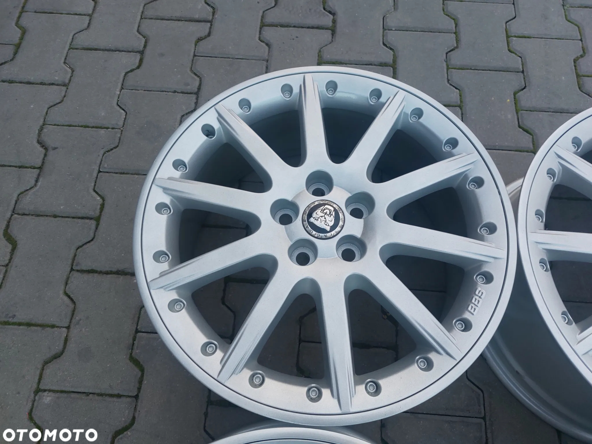 JAGUAR S-TYPE XF FELGI ALUMINIOWE R18 8J ET59 5X108 ORYGINAŁ PROSTE ODŚWIEŻONE BBS - 5