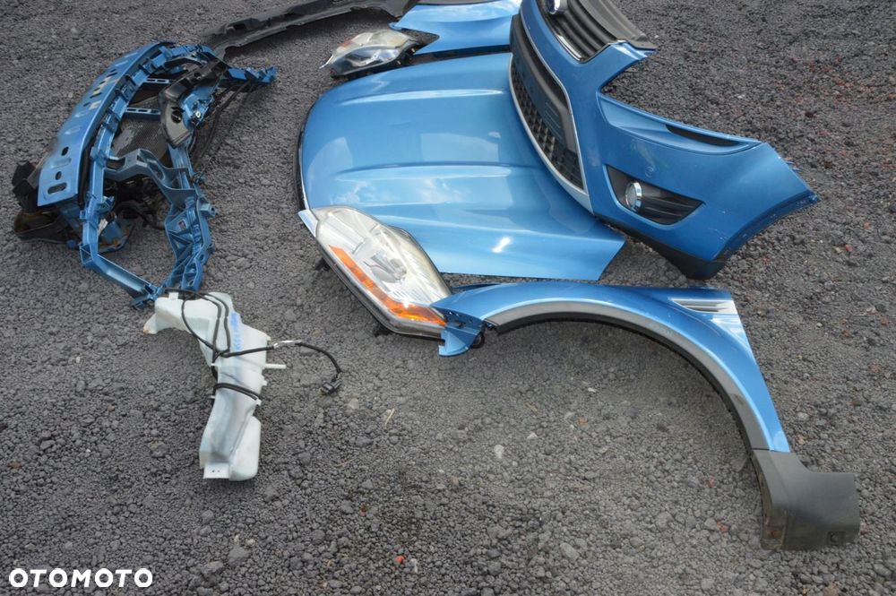 Zderzak maska lampa błotnik pas przód komplet ford kuga mk1 09r 2.0 tdci q8 - 5