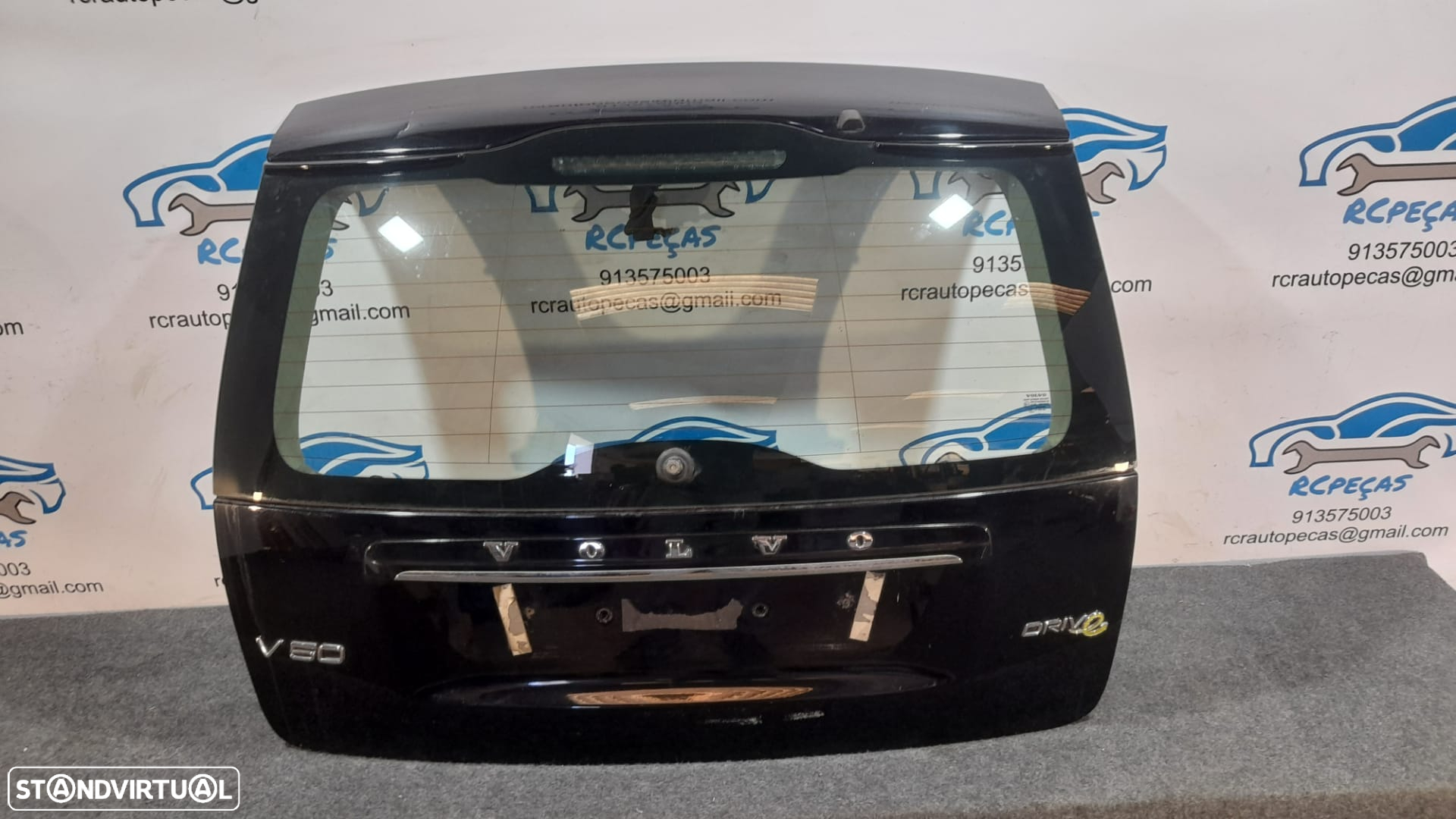 PORTA TAMPA MALA VOLVO 31218941 VOLVO V50 545 FASE II 2 FECHO PUXADOR MOTOR VIDRO LUZ 3º STOP SPOILER LIP AILERON - 2