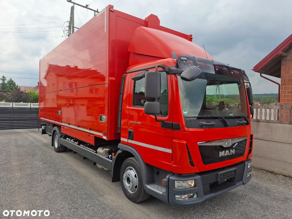 MAN TGL12.220* AUTOMAT* KONTENER ALUMINIOWY* BOCZNY ZAŁADUNEK* WINDA BAR 1500kg* WYJĄTKOWO ZADBANY* NIE ATEGO TGM LF FL EUROCARGO* Z NIEMIEC - 18