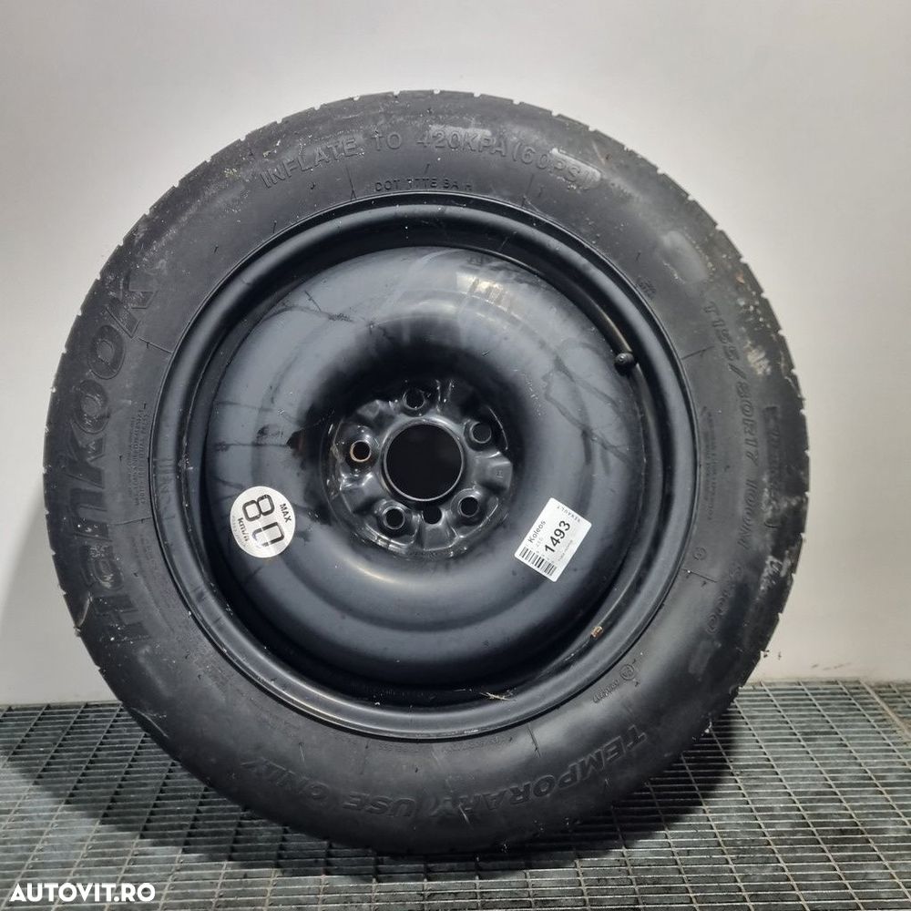 Roata rezerva Renault Koleos 2008 - 2011 SUV (1493) 5X114 3 NU SE VEDE ET - 1