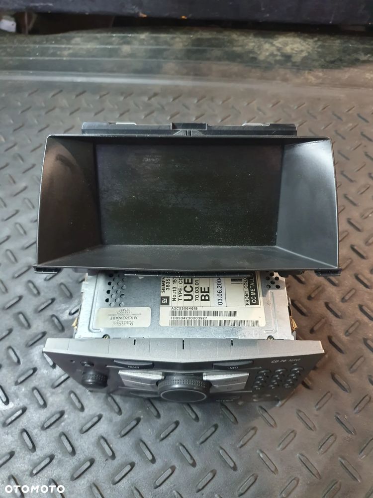 RADIO CD70 NAVI WYŚWIETLACZ OPEL ASTRA H III ZAFIRA B 13157570 13111166 KS - 1