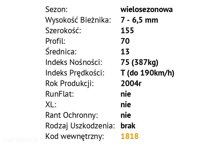 Dębica Navigator - 155/70 R13 - 3