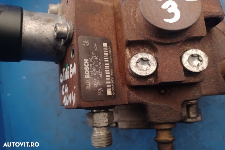 Pompa inalta presiune 1.6HDI 0445010102 9683703780A Citroen C4 1 [200 - 2