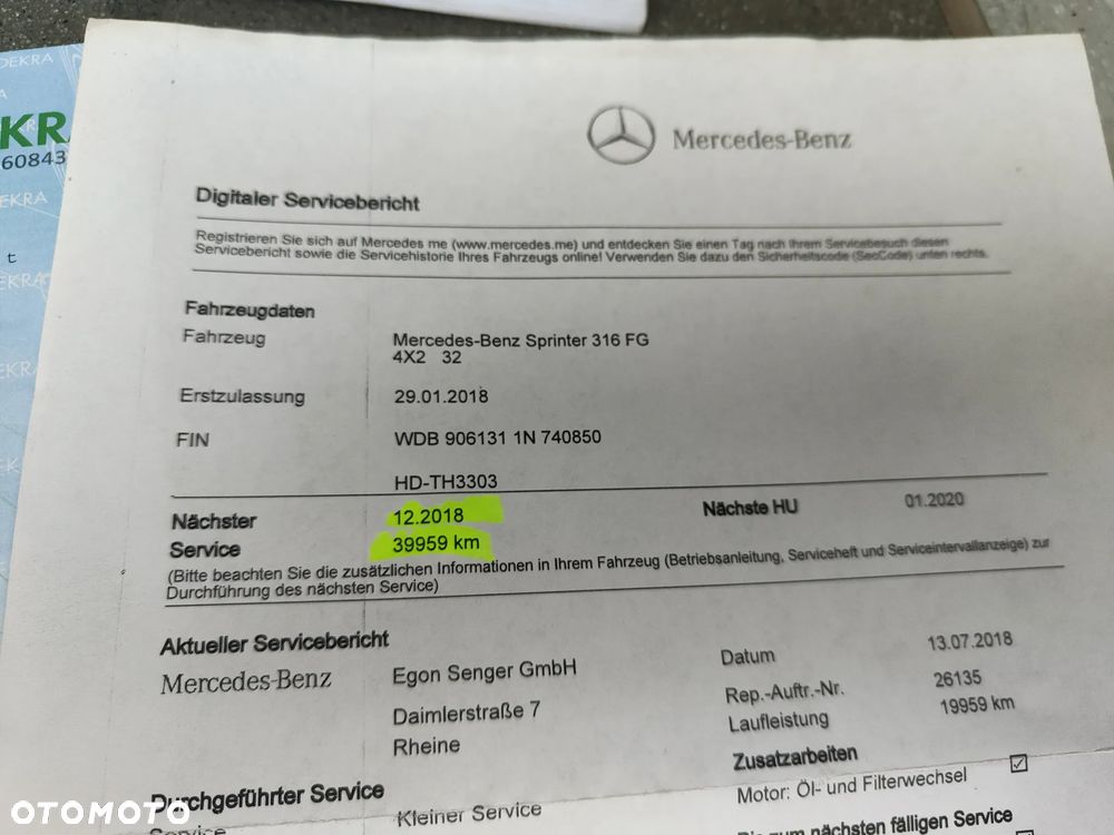 Mercedes-Benz Sprinter 316 2018r Chłodnia Mroźnia -20*C CARRIER XARIOS 350 KONTENER - 38