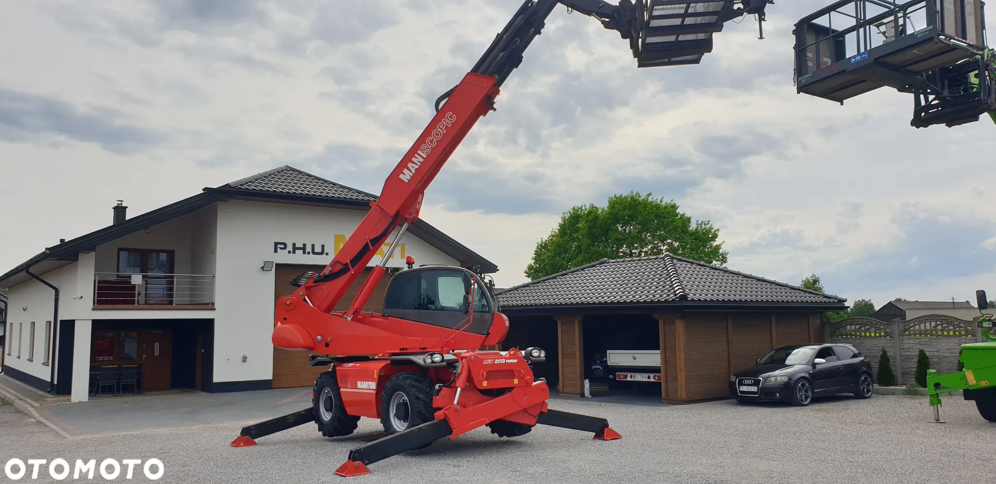 Manitou MRT2150 Privilege kosz hydr. skrętny / wciągarka/widły hydr./pilot/ sprowadzona - 15