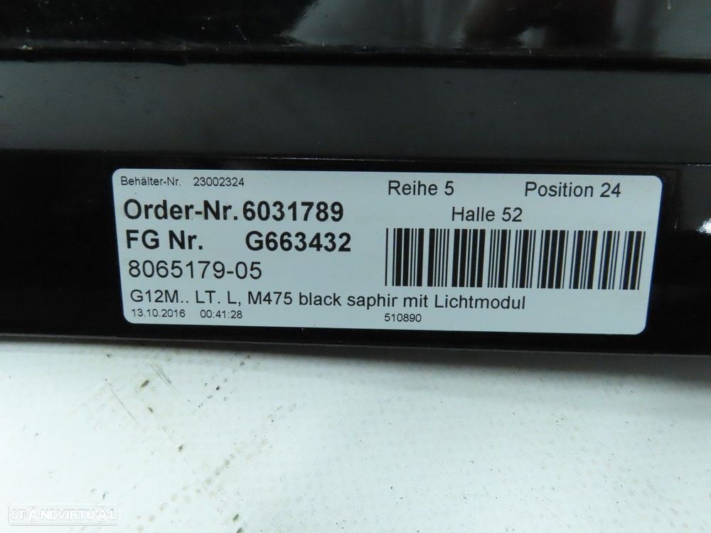 Conjunto de embaladeiras Pack M Seminovo/ Original BMW 7 (G11, G12) 51778064983... - 4