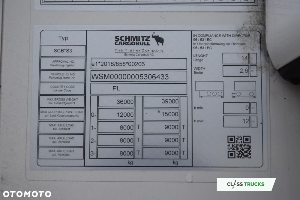 Schmitz Cargobull SKO FP 60 ThermoKing SLXi 300 - 15