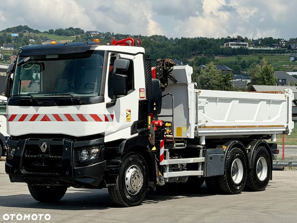Renault C 380 * WYWROTKA 5,20 m + FASSI F175A.0.22 + PILOT + BORDMATIC *6x4 - 7