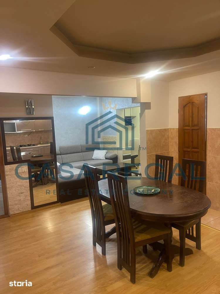 Apartament 3 camere, mobilat modern, et. 3, zona Decebal – AC, parcare — fotografia 1