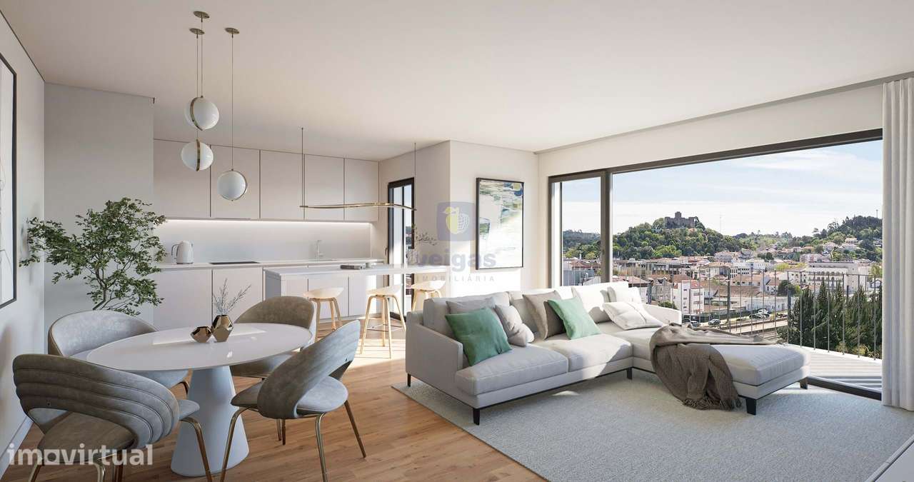 Apartamento T2 novo  no centro de Pombal com garagem e elevador - Grande imagem: 3/35