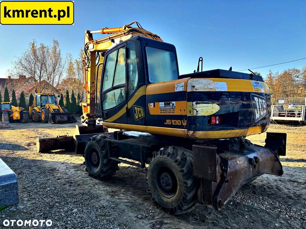 JCB JS 130 W KOPARKA KOŁOWA 2002r. | KOMATSU PW 140 CAT LIEBHERR 313 315 316 JCB JS 145 - 13