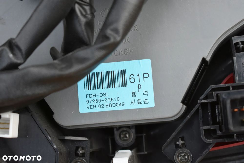 PANEL KLIMATYZACJI HYUNDAI I30 97250-2R610 - 6