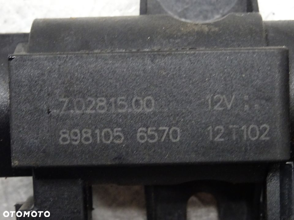 OPEL MERIVA A LIFT 05-10 1.7CDTI ZAWÓR CIŚNIENIA TURBINY 8981056570 - 2