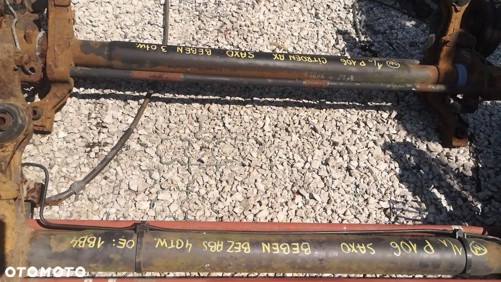 PEUGEOT 306 / 206 / 207 / 106 / PARTNER | CITROEN XSARA PICASSO / BERLINGO / PARTNER BELKA ZAWIESZENIA TYŁ (dostępne 10 sztuk belek zawieszenia) - 15