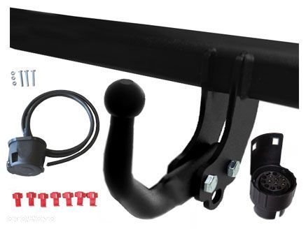 HAK HOLOWNICZY + WIĄZKA + GNIAZDO 7PIN RENAULT LAGUNA 2 II HATCHBACK + HTB + KOMBI + 5D od2001 - 5