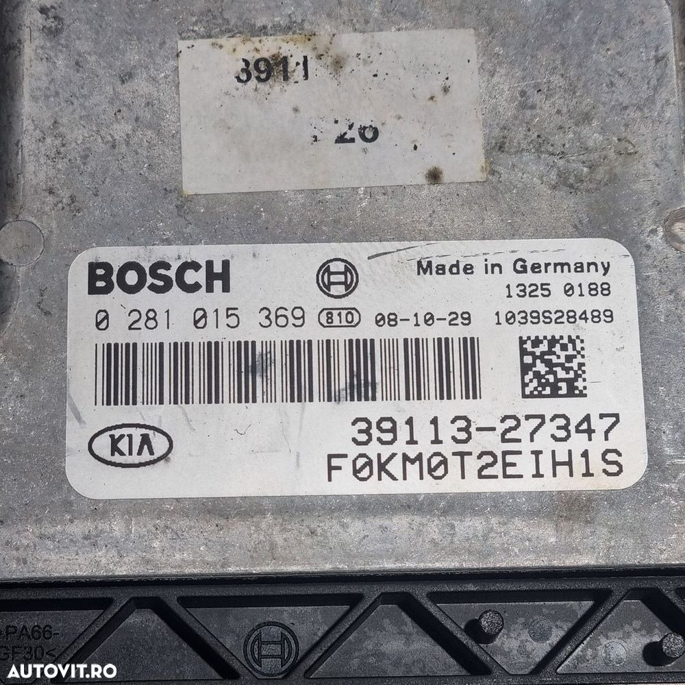 Calculator motor Kia Sportage II 2.0 Diesel 2006 - 2010 140CP Automata D4EA Euro4 (1431) ... - 4