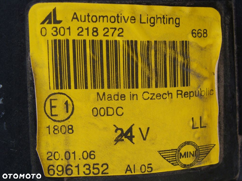 lampa prawa przód kompletna ksenon mini r50 r53 6961352 !! - 8