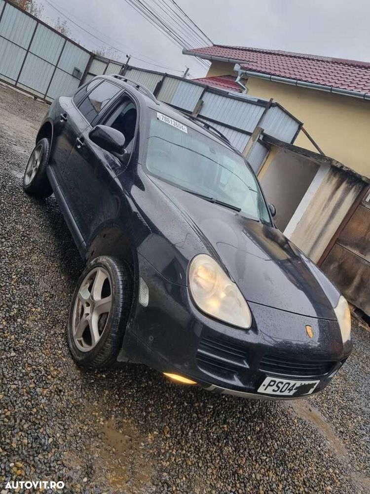 Bara fata Porsche Cayenne 2002 - 2006 NEGRU Z4 / C9Z (1131) model fara spalatoare far - 3