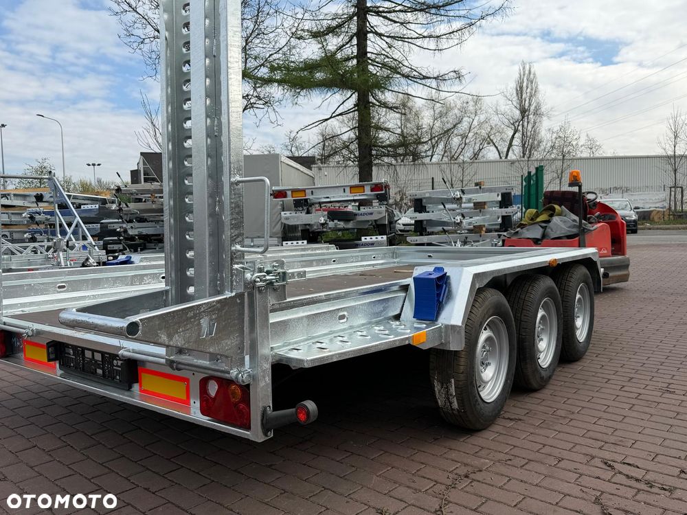 Niewiadów Przyczepa do przewozu sprzętu budowlanego Niewiadów K4035 Najazdy 406x195 cm 3 osie DMC 3500kg pod minikoparke walec dostawa pod dom - 9
