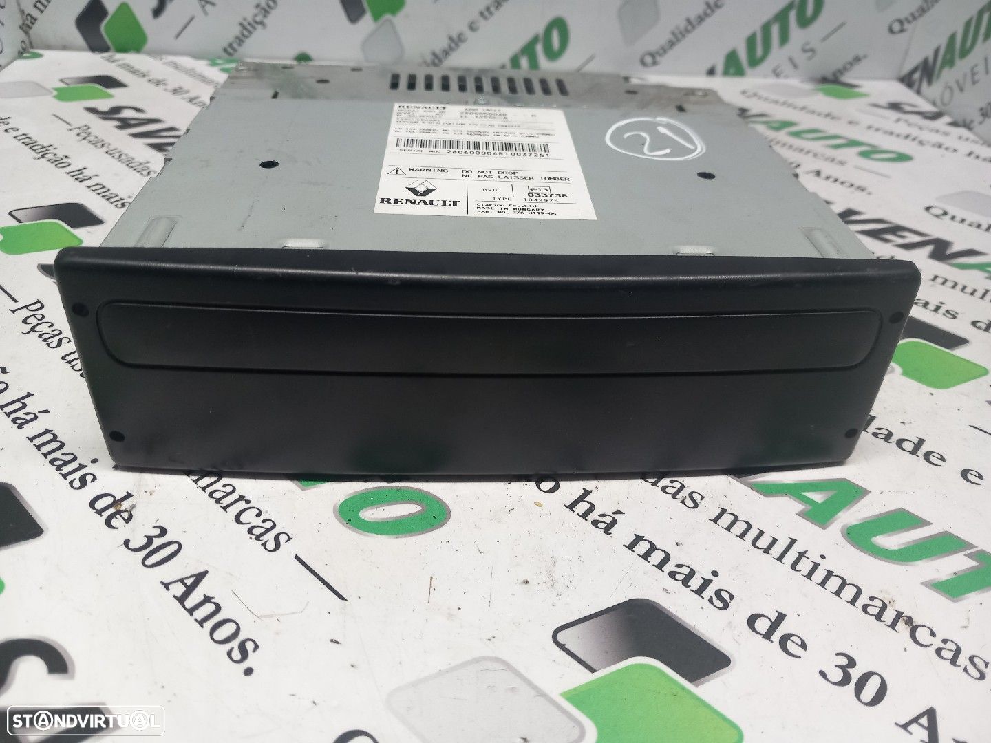 Caixa Cds / Leitor Cds / Dvd Renault Laguna Iii (Bt0/1) - 1