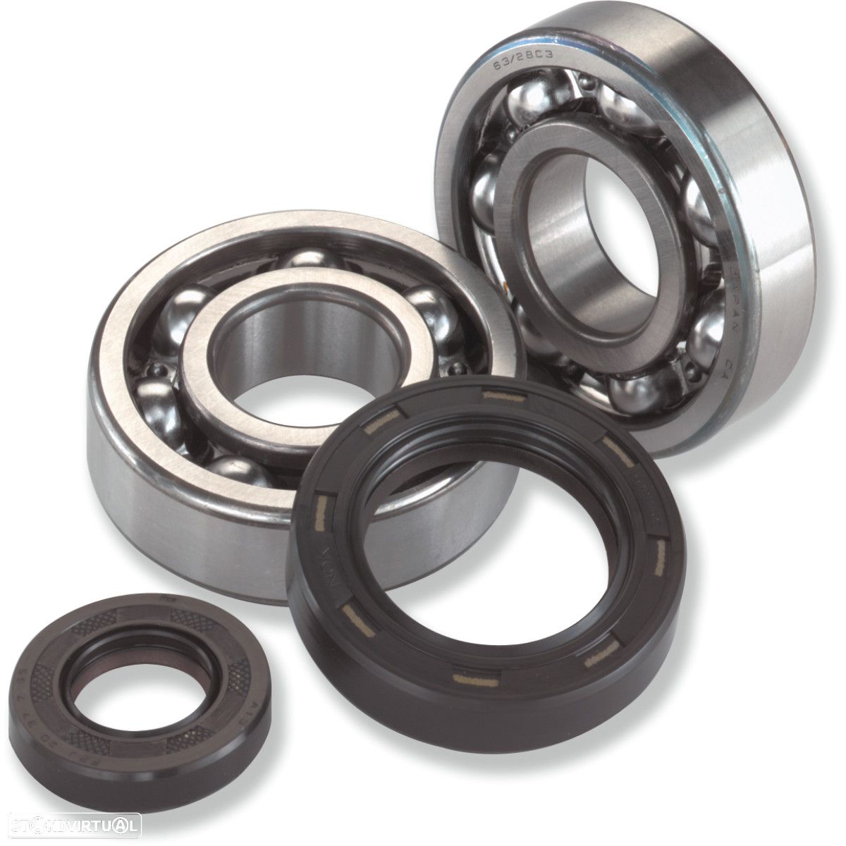 kit rolamentos e retentores cambota all balls husaberg / husqvarna / ktm - 1