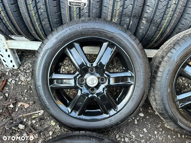 Felgi Aluminiowe Toyota 4x100 15" czarny połysk Aygo Yaris - 4